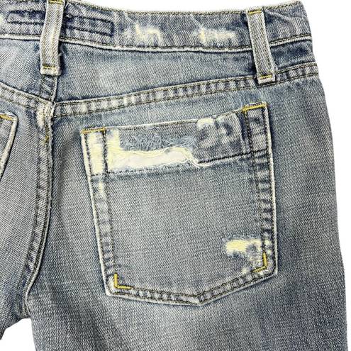 Joe’s Jeans Joe's Jeans Jean Shorts Womens 6/28" Low-Rise Y2K Light Wash Cutoff Style Grunge