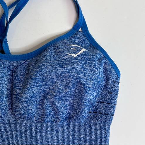 Gymshark  Heathered Blue Sports Bra