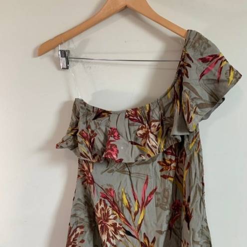 ASTR  The Label Floral One Shoulder Mini Dress women's size medium