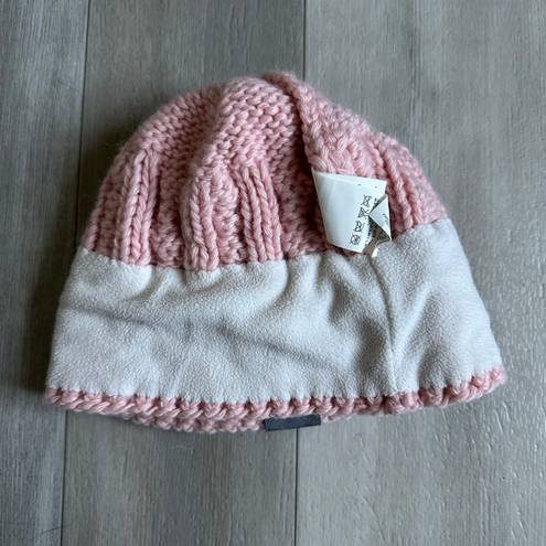 The North Face Chunky Knit Beanie in Pink One Size