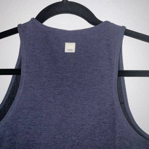 Vuori Elevation Plyo Tank navy blue size large