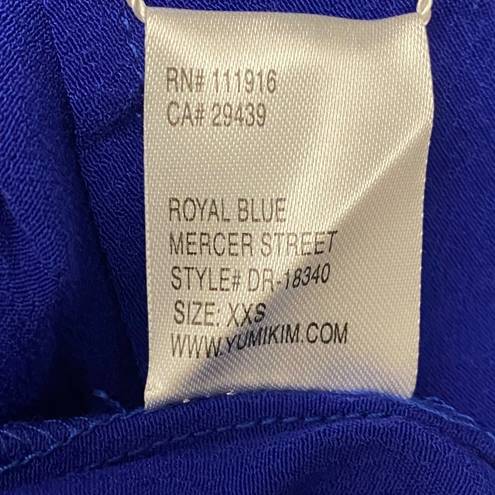 Yumi Kim NEW  ROYAL BLUE MERCER STREET Dress Size XXS