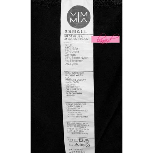 Vimmia X Impact Pants Black High-Rise Hi-Waist Seamed Skinny Tights Leggings XS