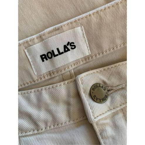Rolla's Rolla’s Dusters High Rise Slim Jeans in Comfort Vanilla Size 27