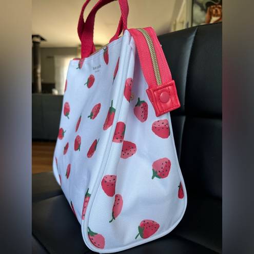 Kate Spade  strawberry lunch tote bag