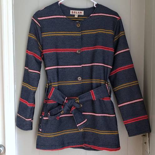 Anthropologie + Dolan Left Coast Picadilly Striped Coat Small Women’s Anthro