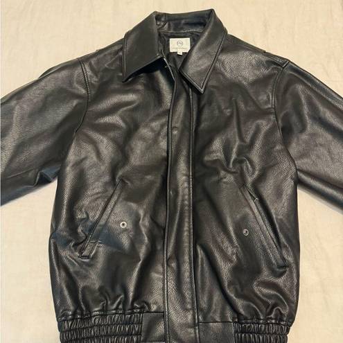 NASH OVERSIZED LEATHER BOMBER JACKET
Pixie Market XS