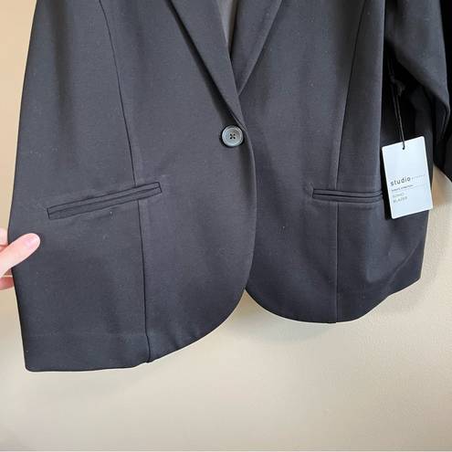 Torrid  Studio Soho Ponte Black Blazer 3X NWat