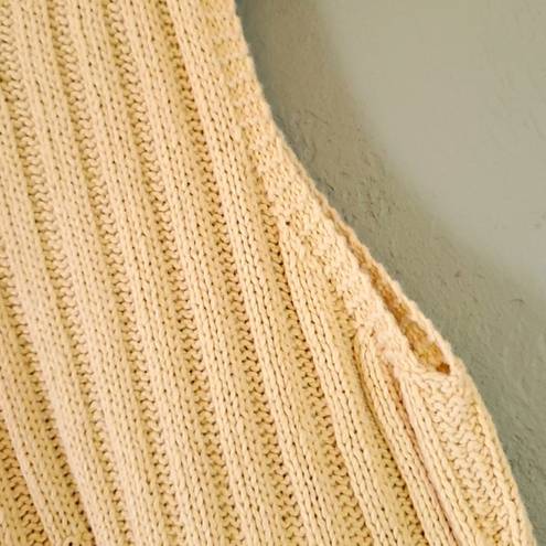 J.Jill  handknit cotton linen sweater tank