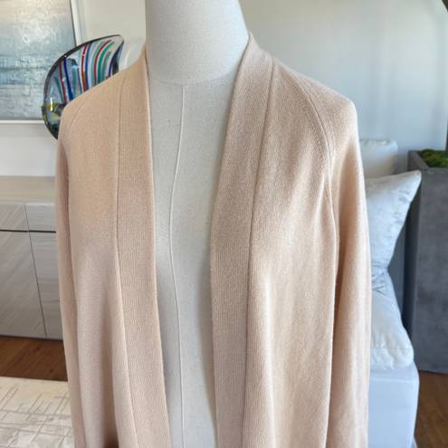 Vince  100% Cashmere Open Face Cardigan in Beige Size S 