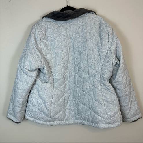 Free Country  | Gray Reversible Fleece Puffer Jacker Size XL