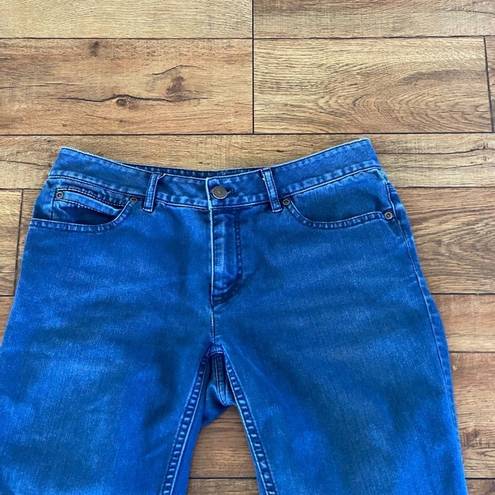 J.Jill  Jeans Womens size 2 Blue Slim Ankle Medium Wash Denim Blue Stretch