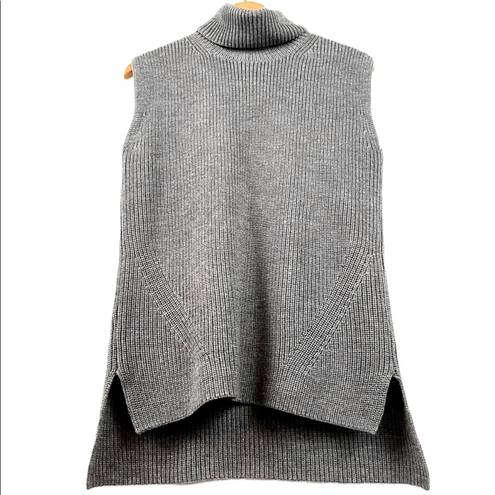 Everlane  🐑 The Chunky Wool Knit Sleeveless Turtleneck Pullover