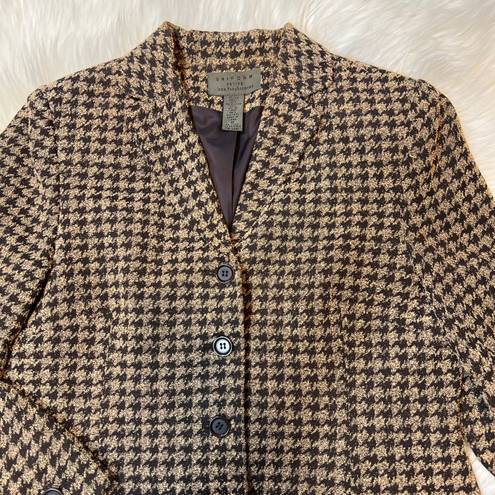 Houndstooth Vintage  Blazer Jacket