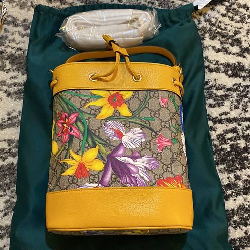 Gucci  Ophidia GG floral Bucket Shoulder Bag