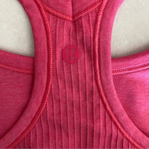 Lululemon  Women’s Ebb to Street Tank Hot Pink Barbiecore Racerback Sz 10