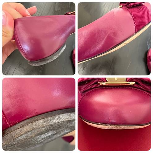 Salvatore Ferragamo EUC  Varuna Corniola Flats