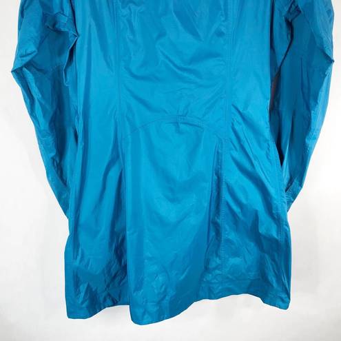 Patagonia  XS Rain Coat Blue Jacket Mid Length Zipper Pockets Zip Front 1178