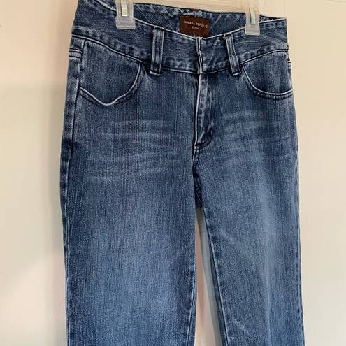 Banana Republic  Denim Bootcut Flare jeans 100% cotton Distressed Women’s size 6