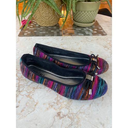 Solid & Striped No Call multi color striped size 8.5 womens flats