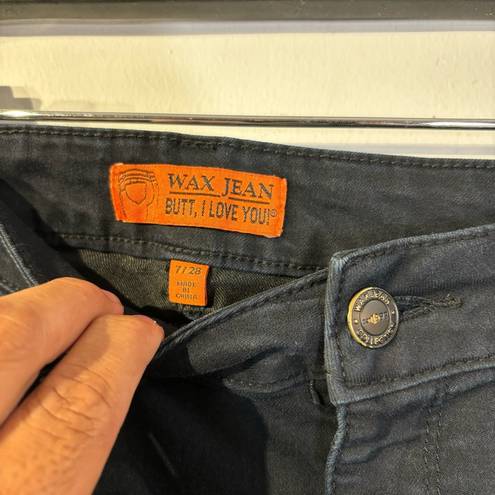 Wax Jean Wax Jeans Butt I Love You Size 7/28 Dark Blue