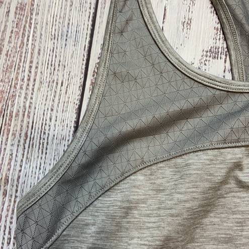 Second Skin  Gray Racerback Tank Top. Size XS