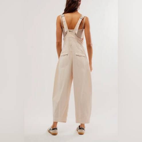 Free People NEW  Leonie One-Piece Overalls Jumpsuit Medium cream