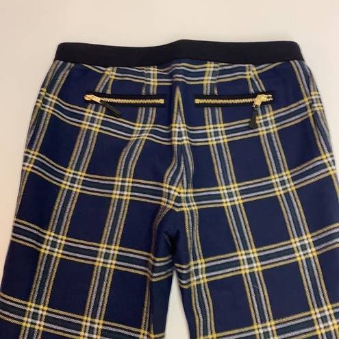 Juicy Couture  Eton' Plaid Crop Pants size 4