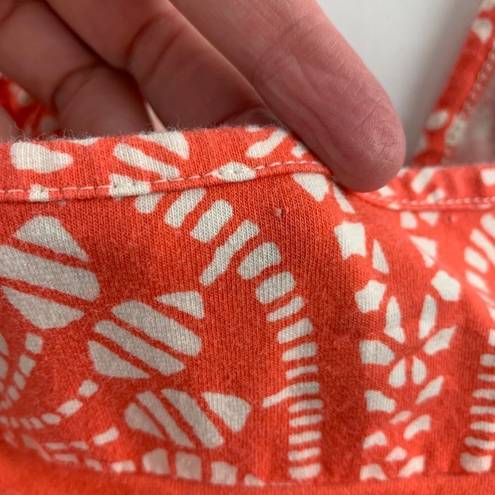 Patagonia  Coral Batik Printed Jersey Knit Sun Dress S