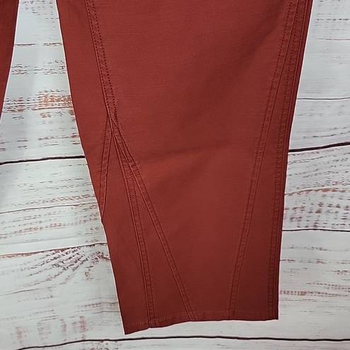 Free People Movement  Garnet Red Voyage High-Rise Cargo Women's Pants Size Small