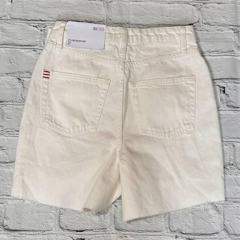 Urban Outfitters NWT  90's Denim Long Inseam Short in Cream