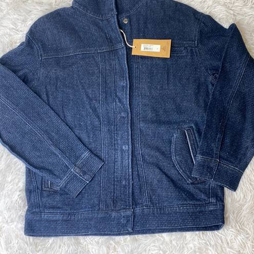 prAna  Nautical Shaderock Denim Jeans Jacket S NWT