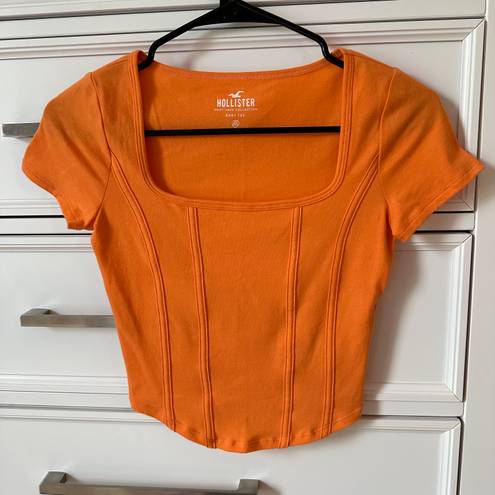 Hollister Orange Crop Tee