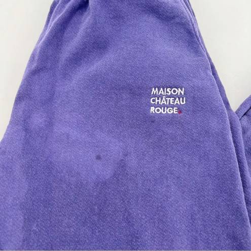 Chateau Maison  Rouge Patalon Young Cut Violet Sweatpants Unisex (flaws) L