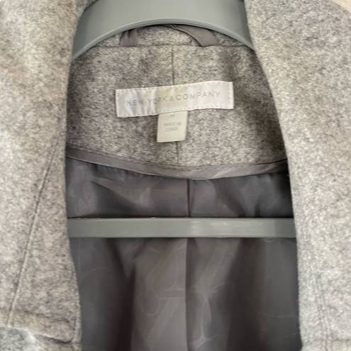 NY&co grey wool blend peacoat Size M