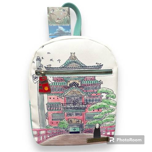 Her Universe Studio Ghibli Spirited Away Bathhouse No-Face Mini Backpack