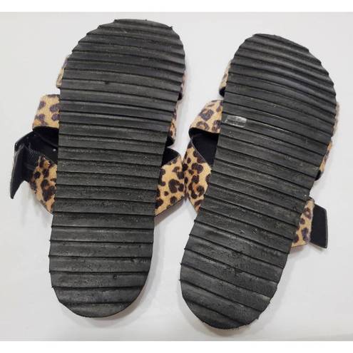 American Eagle  Leopard Strappy Sandals Size 7