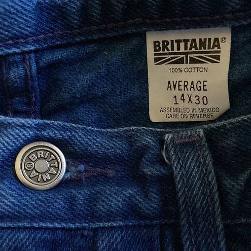 Brittania  | Vintage High Rise Mom Jeans Tapered Legs