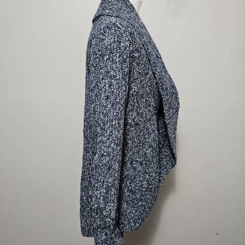 DKNY  Jeans Blue Marled Shawl Collar Cardigan Size Small