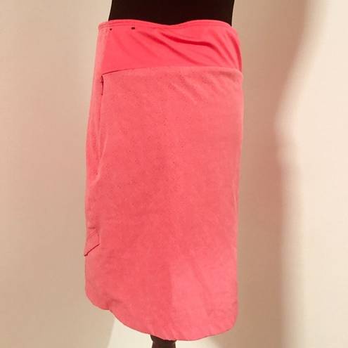 Callaway  Pink Breathable Perforated Fabric 16" Golf Skort Skirt Zip Pockets XS