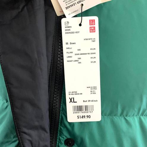 Uniqlo MARNI x  Puffer Down Oversized Vest in Green