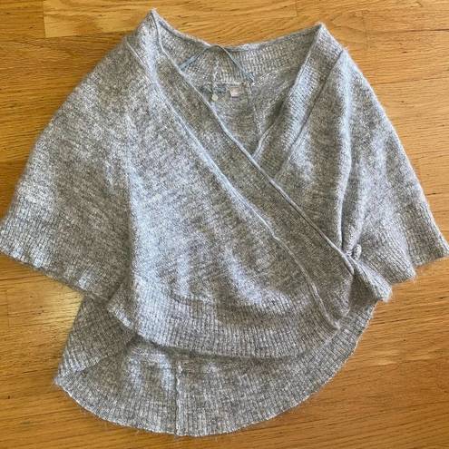 Anthropologie  Knitted & Knotted Celia Alpaca Minimalist Poncho Sw…