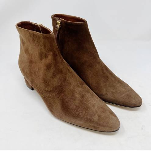 Manolo Blahnik Crik Suede Booties