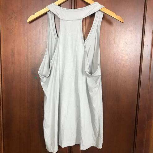 LC Lauren Conrad Lauren Conrad Women Razorback Gray Sleeveless Tank Top Large NWT