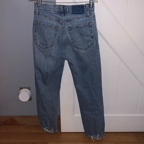 Abercrombie & Fitch  The Ankle Straight Ultra High Rise jeans size 25