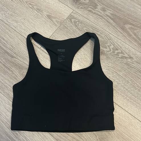 Girlfriend Collective  Paloma Racerback Black Sports Bra Size Small