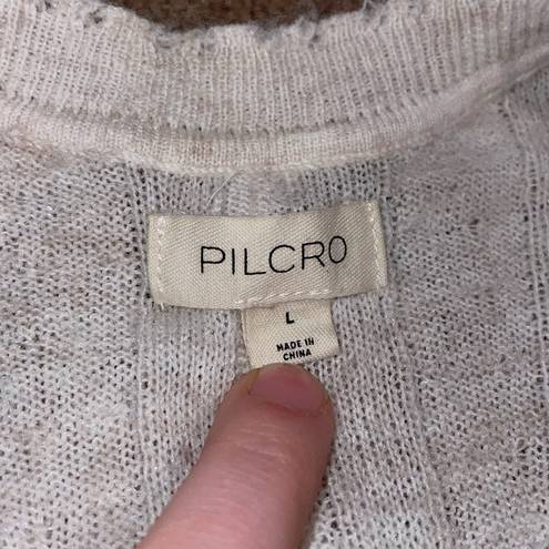 Pilcro  cream v neck sweater