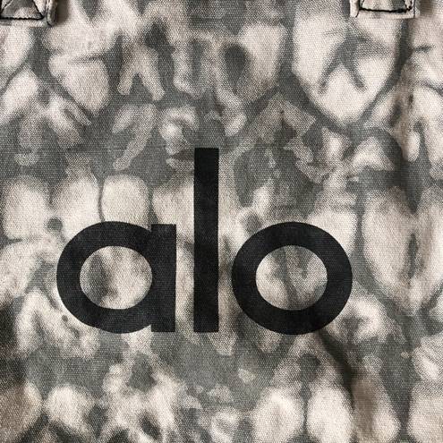 Alo Yoga Grey Tie Dye Shopper Tote Bag One Size