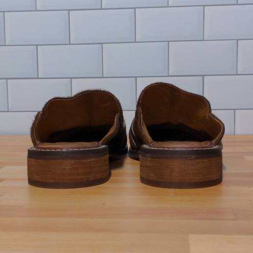 Free People Brown Saratoga Calf Hair Mules / Loafers / Slides - Size 39 (US 9)