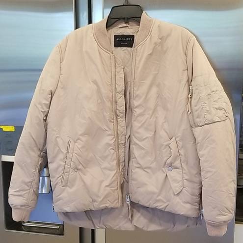 ALLSAINTS 💕💕 Tyne Bomber Jacket ~ Dusty Pink